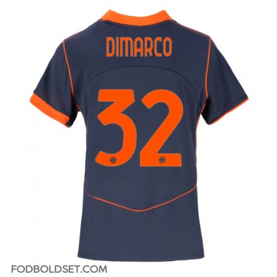 Inter Milan Federico Dimarco #32 Tredjetrøje Dame 2025-26 Kortærmet Inter Milan Federico Dimarco #32 Tredjetrøje Dame 2025-26 Kortærmet